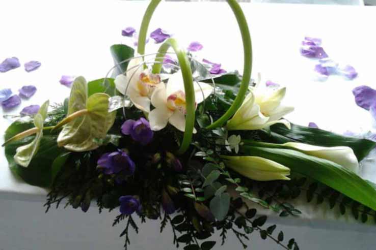 Oadby florist, Wigston florist, Table flowers